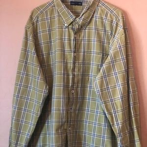 John Ashford plaid green and blue Mint condition